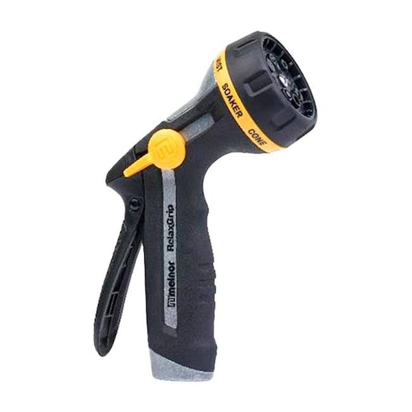 Melnor Melnor 7803141 8 Pattern Adjustable Metal Hose Nozzle - Black & Yellow 7803141 - main